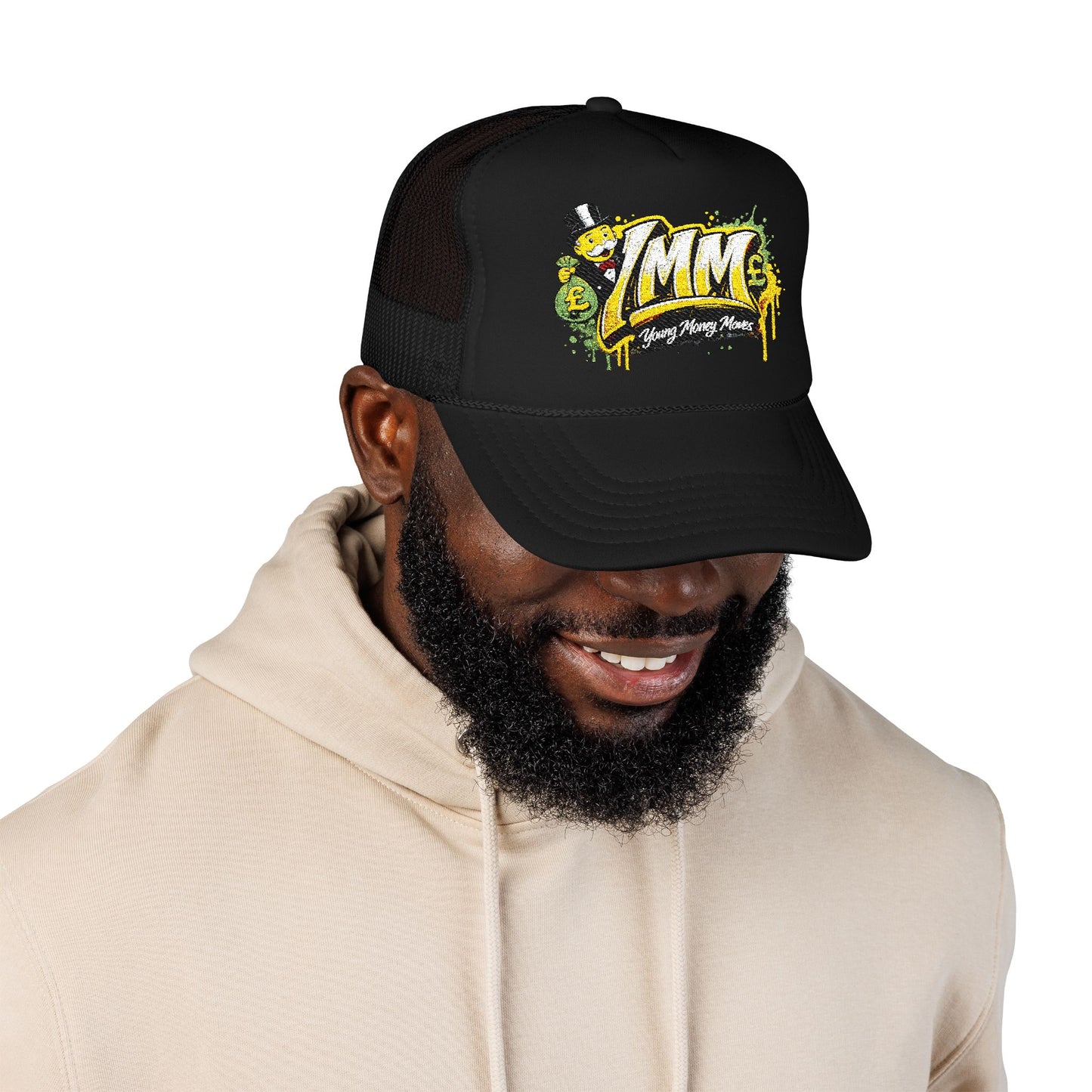 YMM 'Young Money Moves' Embroidered Trucker Hat