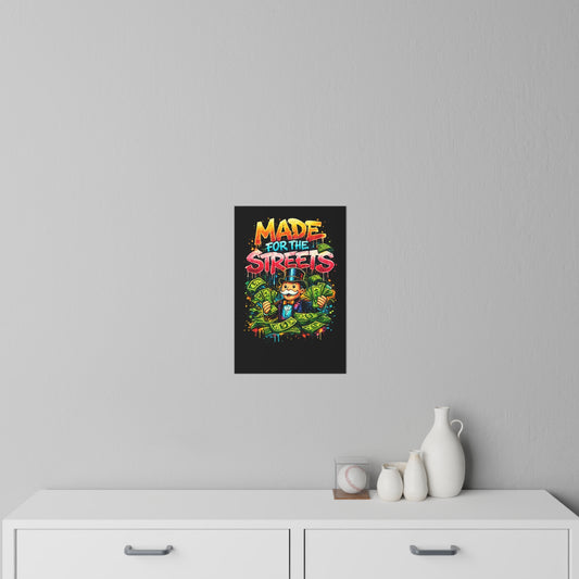 Made for the Streets Wall Decal — Monopoly-Inspired Money Graffiti Sticker