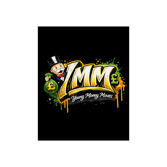 Young Money Moves Fine Art Poster — Monopoly-Inspired Street Art Print